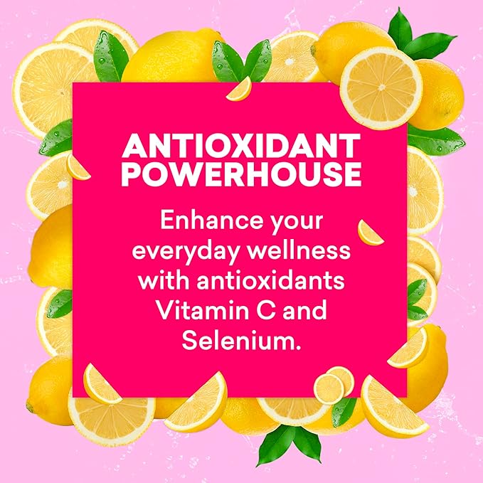 EBOOST Energy Drink & Electrolyte Powder, 20 Packets - Super Powder Pink Lemonade with No Added Sugar - Essential Blend of Vitamins, Nootropics & Natural Caffeine and Hydration - Pre & Post Workout