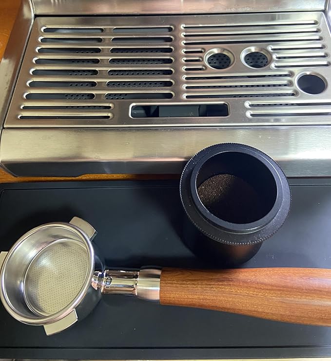54mm Espresso Dosing Cup Compatible with Breville Espresso Machine Portafilter Coffee Dose Cup-Aluminum Black