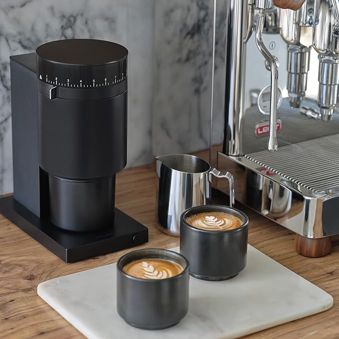 Fellow Opus Conical Burr Coffee Grinder – Electric Espresso Grinder for Home Use, 41 Adjustable Settings for Drip, French Press, Cold Brew & More, 40mm Stainless Steel Burrs, Matte Black