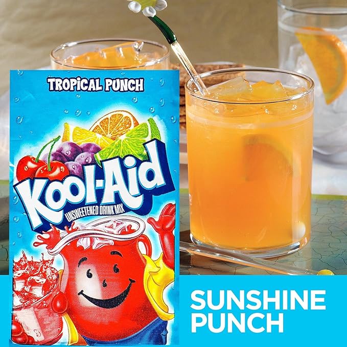 Kool-aid Singles Tropical Punch 12-0.55 OZ Packets (Pack - 4)