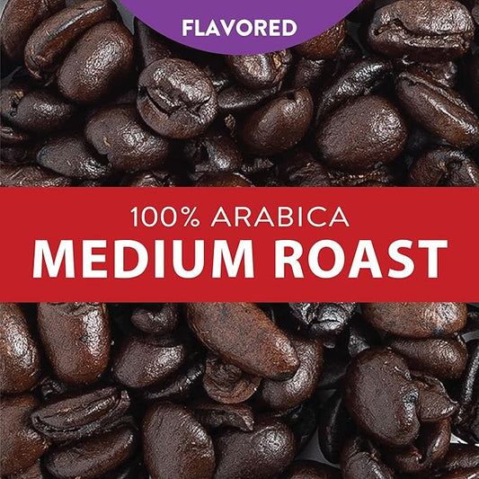 SAN FRANCISCO BAY SF Bay Coffee Crème Whole Bean 2LB Flavored Medium Roast, Hazelnut, 2 Pound (Pack of 1), 32 Ounce