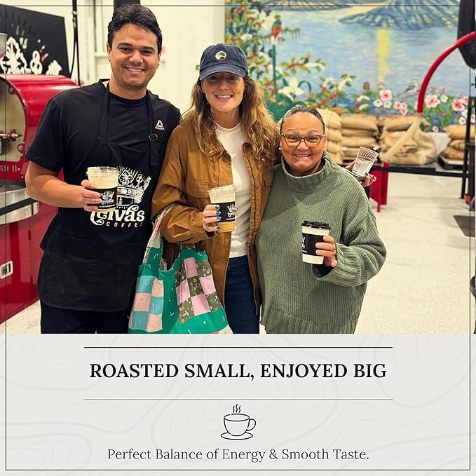 Leiva’s Dark Roast Ground Coffee (8 Oz) - Roasted to Order, Micro-Lot Guatemalan Beans - El Cazador Coffee Grounds w/Vanilla, Blueberries & Chocolate Notes - Earthy, Winey Low Acidity Roast