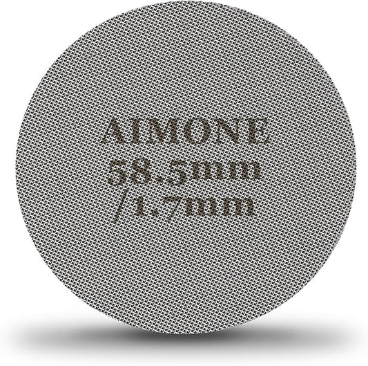 Espresso Puck Screen - Lower Shower Screen Compatible With Espresso Portafilter Filter Basket, Reusable1.7mm Thickness,150μm, 316 Stainless Steel (1, 58.5MM)
