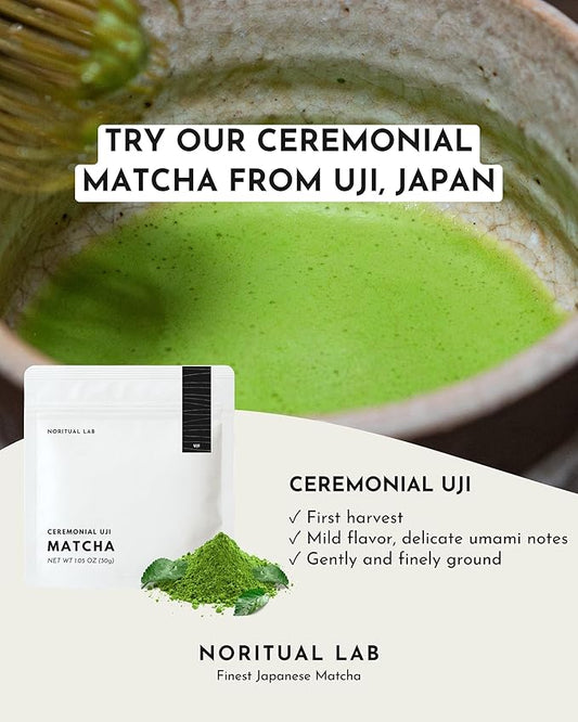 Ceremonial Matcha Uji – First Harvest Authentic Ceremonial Grade Matcha from Japan – Pure Japanese Green Tea Powder – 1.05 oz