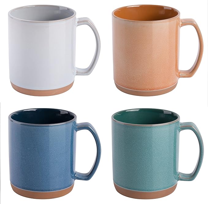 Mr. Coffee Dorsey 4-Piece Colors may vary 17.5 OZ Mug Set