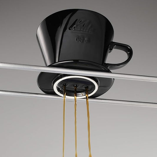 Kalita Ceramic Coffee Dripper (Black) for 2-4 Cups (#02005)
