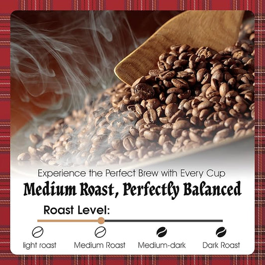 Stewarts Private Blend Medium Roast Ground Coffee - Classic Rich, Smooth & Full-Bodied Flavor Gourmet Coffee Grounds - Great for Hot, Cold Brew, Morning Breakfast, Cafe & More (23oz, Pack of 6 Cans)
