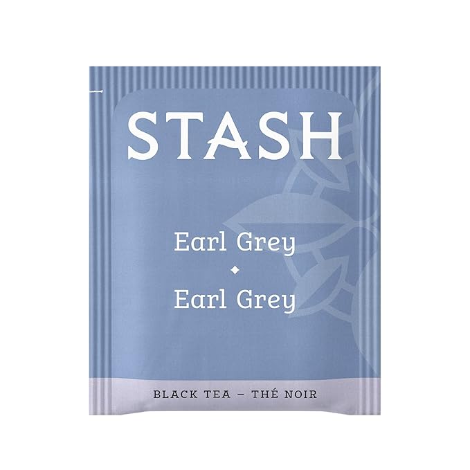 Stash Tea Earl Grey Black Tea, 6 Boxes of 30 Tea Bags Each (180 Tea Bags Total)