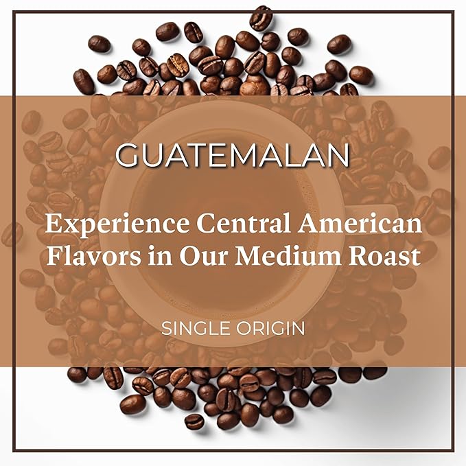 San Diego Coffee Guatemalan, Medium Roast, Ground Coffee, 16-Ounce Bags (Pack of 2) Café molido tostado