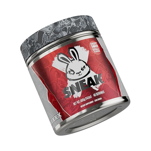 SNEAK Energy Drink Powder | Cherry Bomb | No Sugar. No Nasties. Just Natural Caffeine, Focus-Boosting Nootropics | 40 Servings