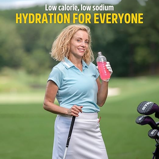 Sqwincher Zero Qwik Stik, Strawberry Lemonade, Sugar Free, Low Calorie, Low Sodium Electrolyte Powder Hydration Drink Mix, .11 0z Packet (Pack of 50)