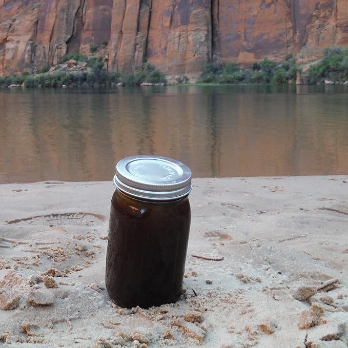 Trellis + Co. Cold Brew Coffee Maker | Stainless Steel 80 Micron Mesh Cold Brew Coffee Filter | Fits Both Quart & Half Gallon Wide Mouth Mason Jars | Also For Hot, Iced, & Sun Tea