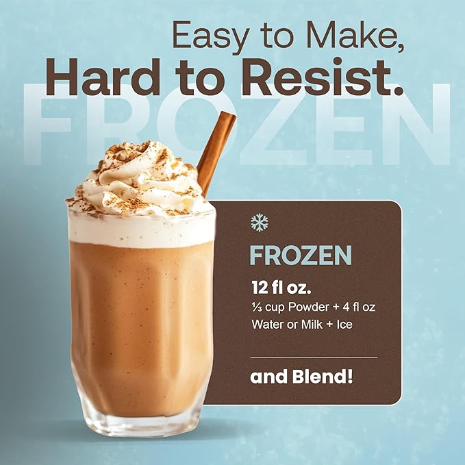 Dr. Smoothie Café Essentials Classic Chai – No Artificial Colors, Flavors, or Sweeteners – Shelf Stable – 62mg of Caffeine per Serving – Great for Hot, Iced, & Frozen Frappes (3.5 lb Bag, 26 Servings)