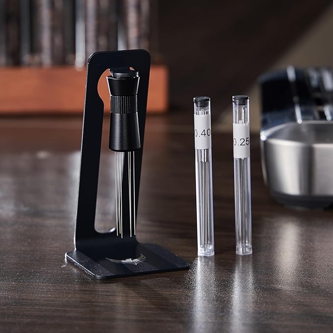 KNODOS Espresso Machine Accessories 58mm Barista Tools Includes Blind Coffee Shaker, Calibrated Tamper, Coffee Distributor, Portafilter Funnel, Puck Screen and WDT Espresso Stirrer