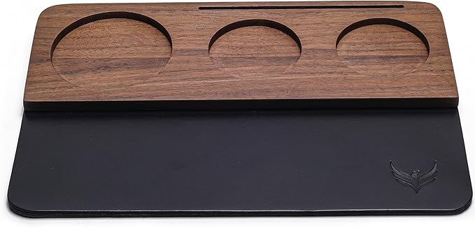 KNODOS 51.5mm Espresso Tamper Kit for La Pavoni Europiccola, Professional, Stradivari & Post-Millennium Models – Tamper, Distributor, Dosing Funnel, Puck Screen, WDT Tool & Walnut Tamping Mat