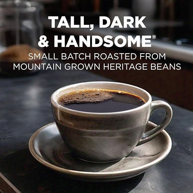 Maud's Dark Roast Ground Coffee, 1 Bag (20 oz), 100% Arabica Coffee, 52 Servings