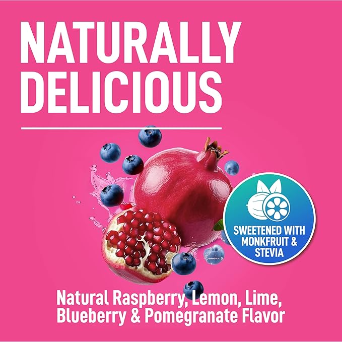 Keppi Electrolytes Powder Packets – Blueberry Pomegranate 30 Servings – No Sugar Hydration Supplement with Potassium, Magnesium, Sodium – Keto, Vegan, Fasting-Friendly, Zero Calorie Hydration Packets