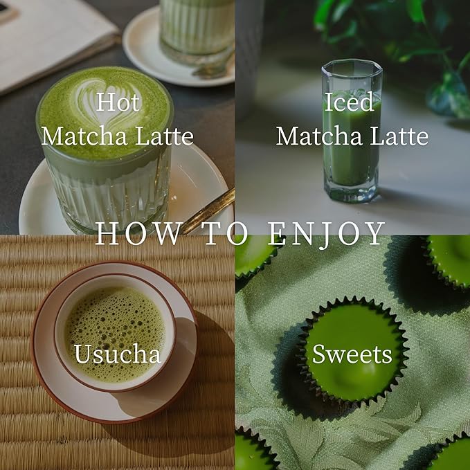 Shizune Matcha, Shizuoka Harvest Essential Grade – Authentic Japanese Matcha Green Tea Powder, 80g (2.8 oz) Bag