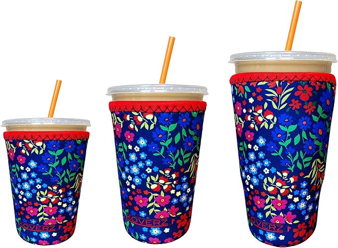 Koverz 3-Pack Iced Coffee Sleeve SET OF 3 - Monet