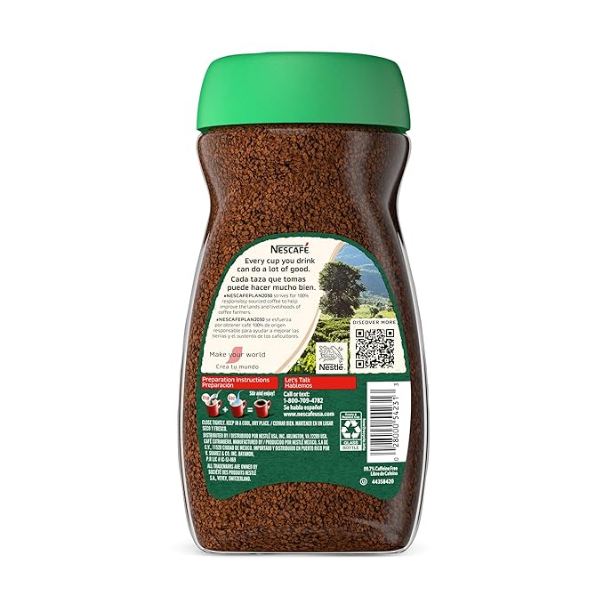 Nescafe Clasico Decaf, 7 Ounce Jar