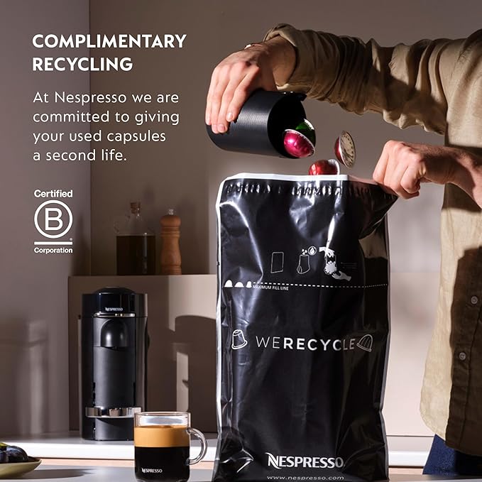 Nespresso Capsules Original, Arpeggio, Dark Roast Espresso Coffee, 50-Count Espresso Pods