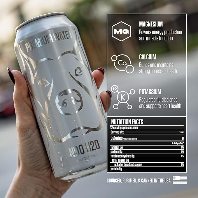 NO DAYS OFF Premium Water - 12 Pack, 16 fl oz, Still - 8.1pH Alkaline Ultra-Purified Reverse Osmosis with Electrolytes & Minerals - Calcium, Magnesium, Potassium - BPA-free 100% Recyclable Cans