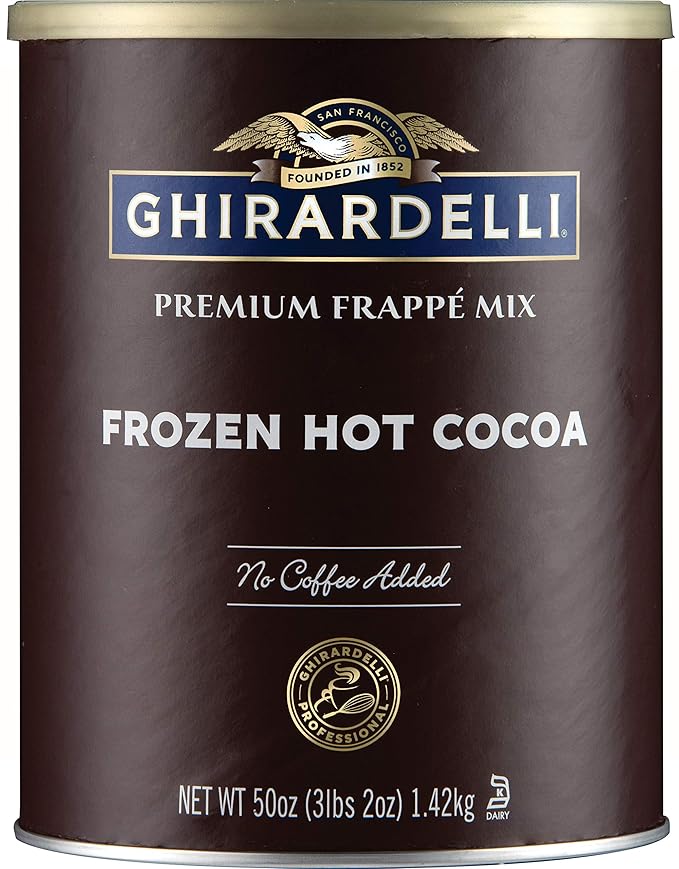 Ghirardelli Frozen Hot Cocoa Can, 3.12 Pound (Pack of 1)