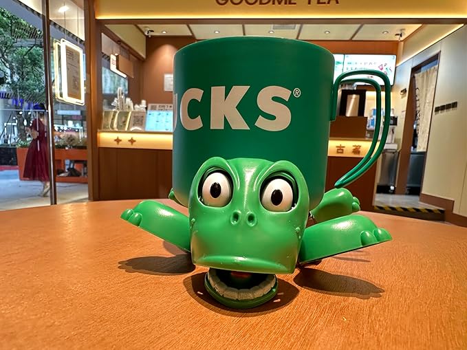 JOD® Turtle Coaster, 3D Printed Funny Tea Coasters with Interactive Expression, Turtle Cup Holder, Liftable Limbs & Expressive Face for Turtles,Tortoise Lover Gag Gifts Home Decor(Green Pro)
