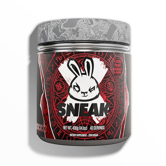 SNEAK Energy Drink Powder | Candy Apple | No Sugar. No Nasties. Just Natural Caffeine, Focus-Boosting Nootropics | 40 Servings