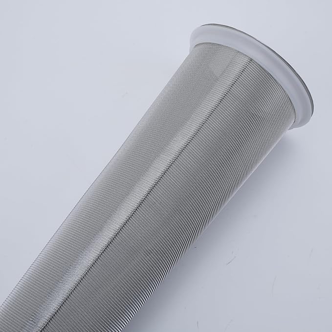 Fermus Cold Brew Coffee Filter for 64oz / 2Quart Wide Mouth Mason Jar Infuser 304 Stainless Steel Strainer with Seal Ring Design for Grounds Tea Fruit Coffee Filter