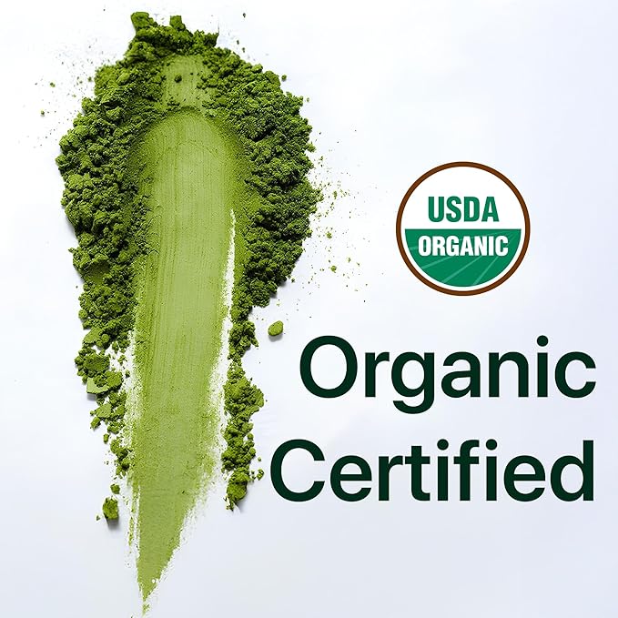 Organic Matcha Latte Powder 2oz, Ceremonial Grade Matcha, Japanese Green Tea from Japan, USDA Organic, Smooth Matcha for Hot & Iced Drinks, Lattes & Smoothies