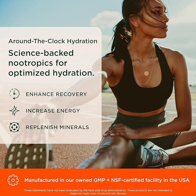 The Genius Brand Genius Electrolytes - Electrolyte Powder for Active Lifestyles - Supports Hydration, Energy, Endurance, Muscle Growth & Recovery - Lemon Lime - 30 Servings