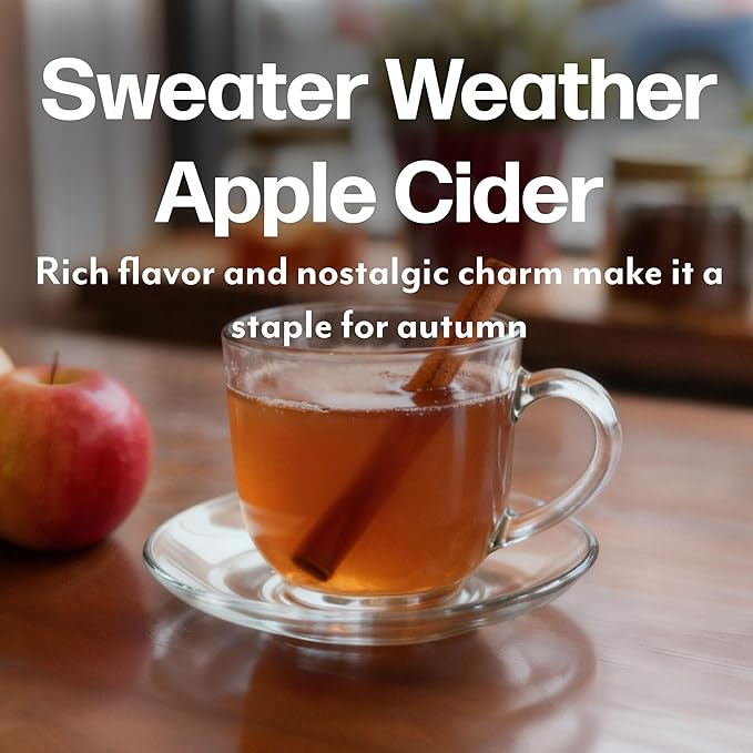 Maud's Hot Apple Cider Pods, 48 ct, Recyclable Single Serve Pods – Spiced Apple Cider Flavored Pod, Compatible with Keurig K Cups Maker
