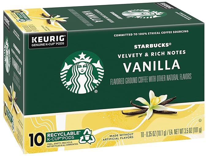 Starbucks Vanilla Coffee Keurig K-Cups, 160 Count