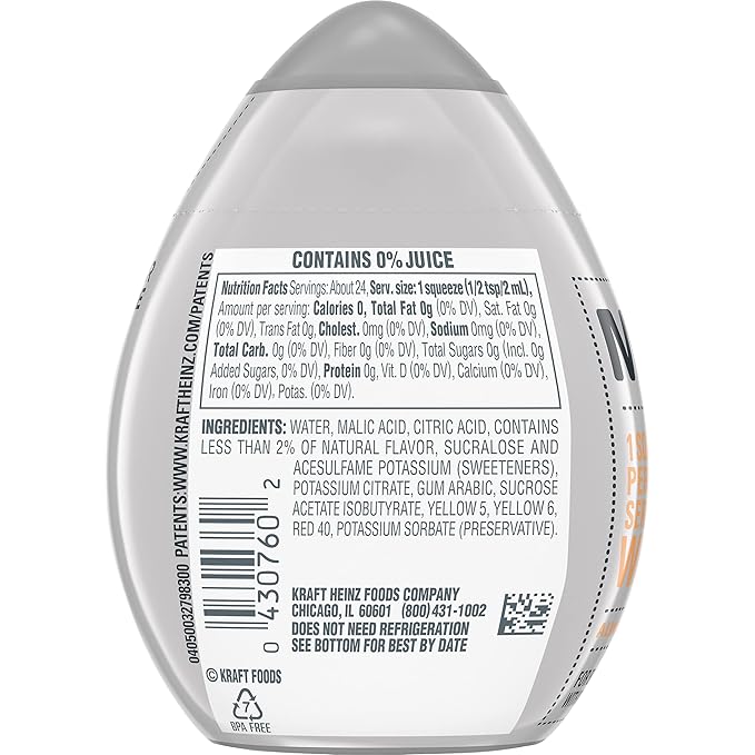 MiO Mango & Peach Liquid Concentrate Drink Mix, 1.62 Fl Oz Bottle