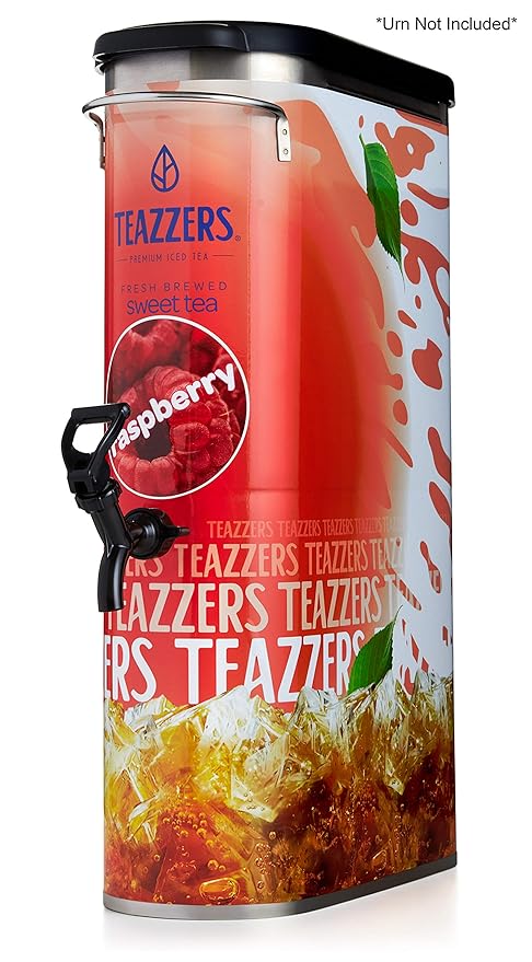 Teazzers Premium All-Natural Black Tea Bags– Great for Foodservice Commercial Ice Tea Brewers | Unsweetened USA-Made Bulk Green Tea for Restaurants, Cafés & Home Brewing (2 Ounce, 48 Count)