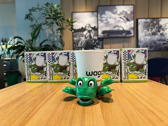 JOD® Turtle Coaster, 3D Printed Funny Tea Coasters with Interactive Expression, Turtle Cup Holder, Liftable Limbs & Expressive Face for Turtles,Tortoise Lover Gag Gifts Home Decor(Green Pro)