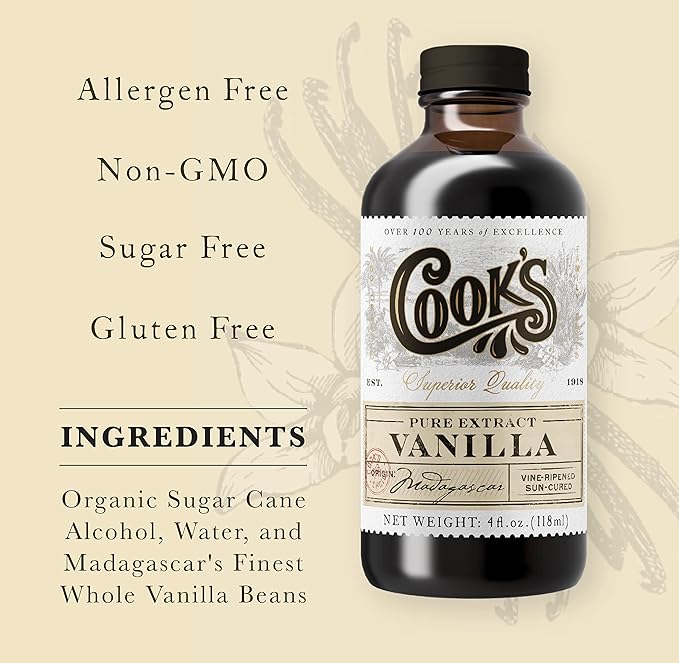 Cook's, Choice Premium Quality Pure Vanilla Extract, 8 oz