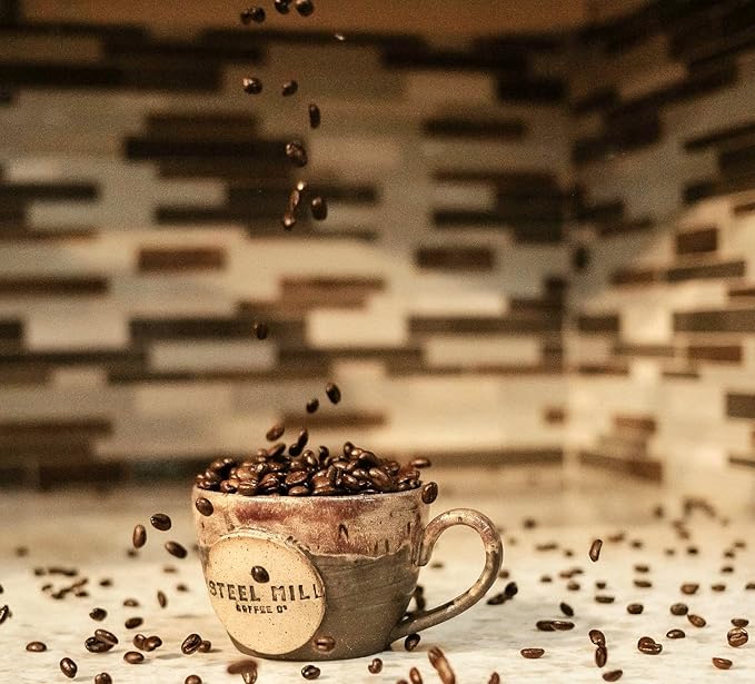 Steel Mill Coffee Co. Kenya AA Single-Origin Ground Coffee – Medium Roast – 100% Arabica Beans – Fresh-Roasted Gourmet Coffee – 2lb Bag