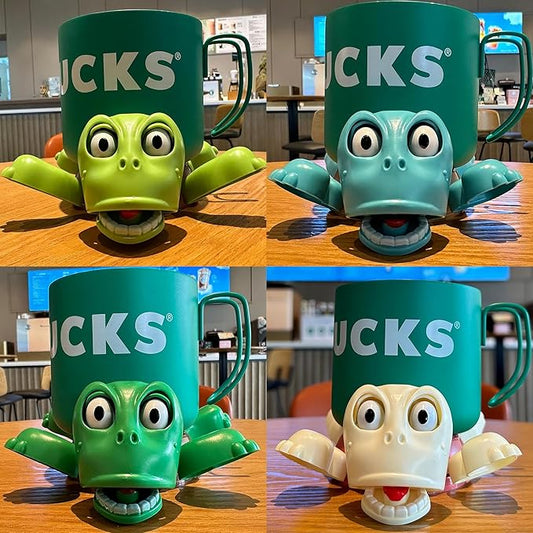 JOD® Turtle Cup Holder,Turtle Coaster with Funny Expression, 4 PCs Cup Holder with Liftable Limbs & Expressive Face for Turtles,Tortoise Lover Gag Gifts Home Decor(4pc-Light Green Green Blue Pink)