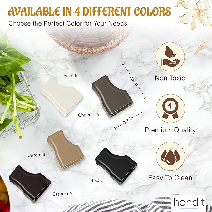 Handit - Coffee Syrup Pump Covers | Espresso Color Rubber Silicone | Keep Syrups Preserved and Clean, Keep Counters, Bottles Clean | Fits Pumps for Torani, DaVinci, Skinny, Monin | 10-Pack