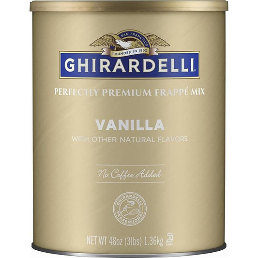 Ghirardelli Chocolate Company Vanilla Frappé Mix, 3 lb