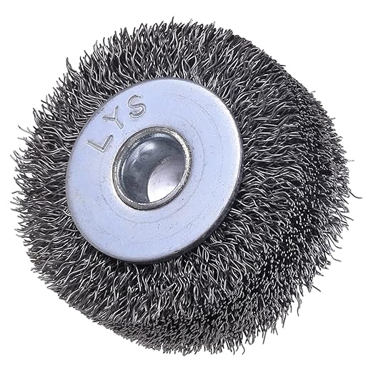 2 Inch Wire Wheel Brush Wire Wheel Brush for Drill Attachment,Rocaris 4 Pack Heavy Duty Wire Brushes Removal Paint Rust & Corrosion, 0.0118" Carbon Steel Wire, 1/4in Shank, 20000RPM