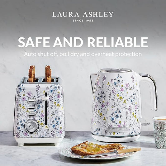 VQ - Laura Ashley Jug Kettle - Wild Meadow