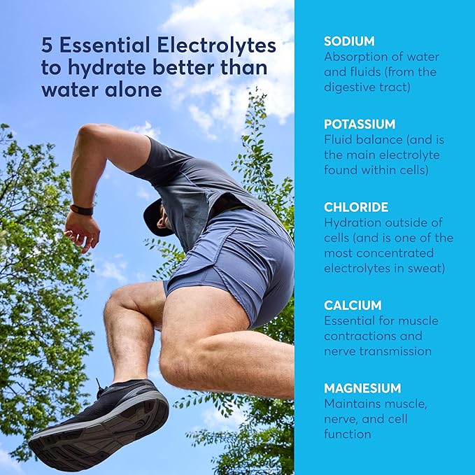 Nuun Sport Electrolyte Powder Packets with Magnesium, Calcium, Potassium, Chloride, and Sodium, Hydration Packets for On-The-Go, All Out Orange Flavor, Gluten Free & Vegan, 16 Single Servings