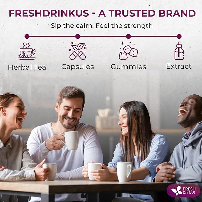 FreshDrinkUS, Vitality Balance Tea Bags | 30 Count | Herbal Blend with Gymnema, Milk Thistle Seed, Fenugreek, Dandelion Root, Ginger, Orange Peel & Other Herbs – 100% Natural, Caffeine-Free Herbal Tea