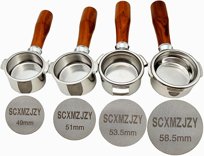 Espresso Puck Screen 58mm-58.5mm, 1.7mm Thickness, 150μm, Made of 316 Stainless Steel. This Coffee Portafilter Puck Screen is designed for Espresso Portafilter and serves as a Lower Shower Screen.