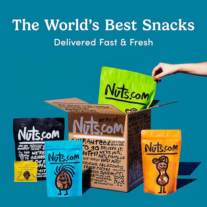 Nuts.com Nuts Assortment Tray – Mixed Nut Sampler Box for Winter, Valentine's Day and Festive Gifts – 2 lb Care Package Includes a Heart Healthy Variety of Cashews, Pecans, Pistachios & More