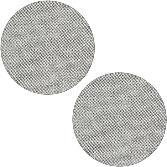 2 Pack 58.5mm Coffee Portafilter Puck Screen,Reusable 1.7mm Thickness Coffee Filter Mesh Plate for 58mm Espresso Portafilter Filter Basket (58.5mm,100μm)