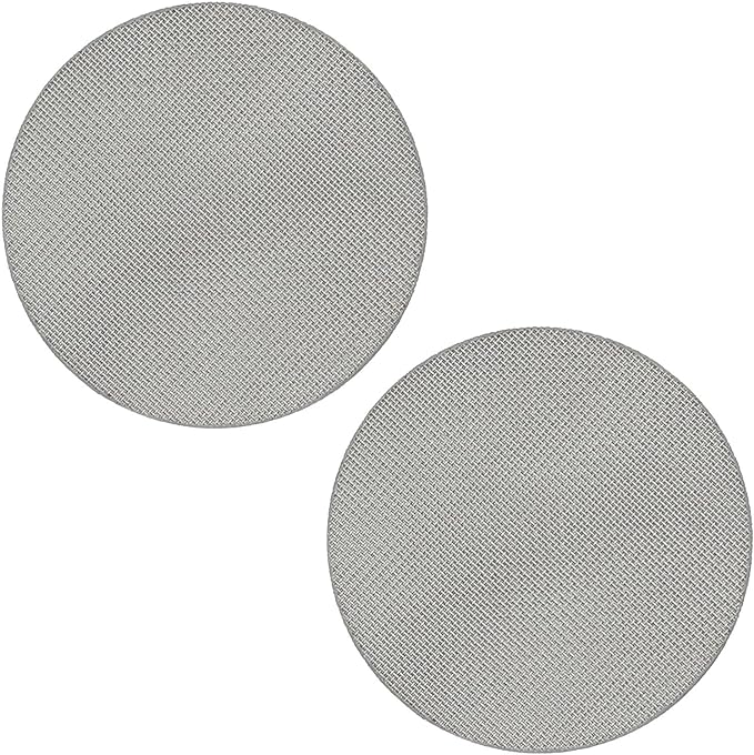 2 Pack 53.3mm Espresso Puck Screen, Reusable 1.7mm Thickness 150μm Coffee Filter Mesh Plate for Espresso Portafilter Filter Basket (53.3mm,150μm)